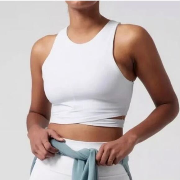 Athleta Tops - Athleta Conscious Cut White Sports Top –‎ Size XS